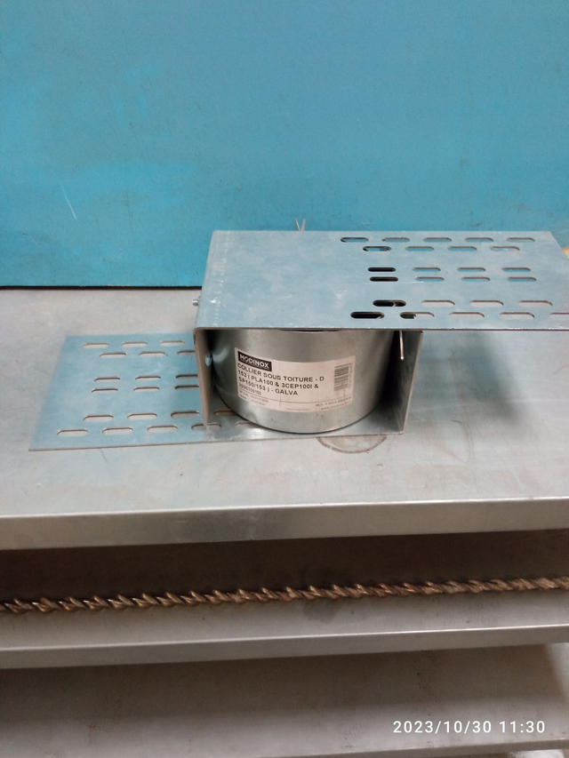 Collier sous toiture R153 - PLA100 - 2DIVCTOS153 