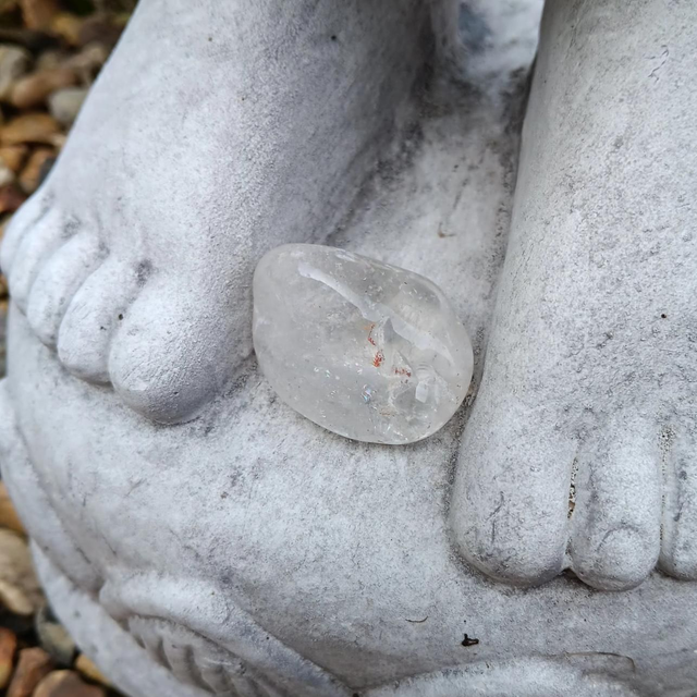 Genuine Quartz Crystal Tumblestone