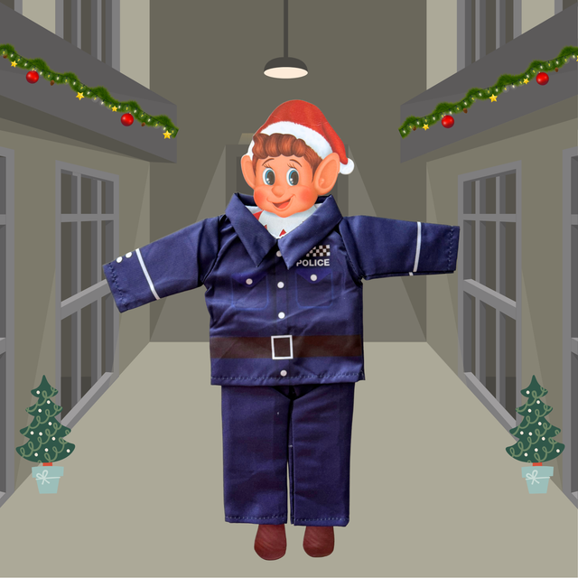 Déguisement lutin farceur " Policier "      