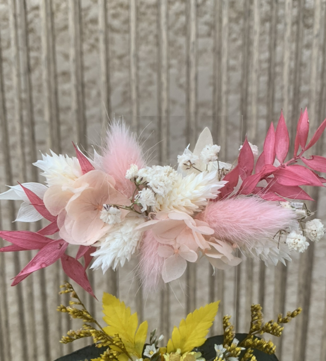 Barette à cheveux/rose, blanc