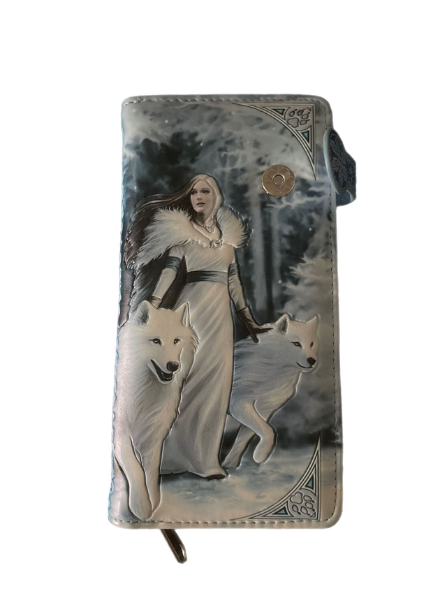 Winter Guardians embossed purse by Anne Stokes 