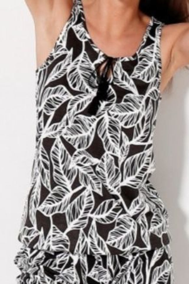 Débardeur feuille 42/44 (Blancheporte) 