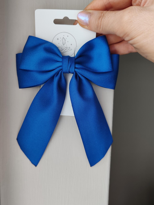 Cobalt blue hairbow 