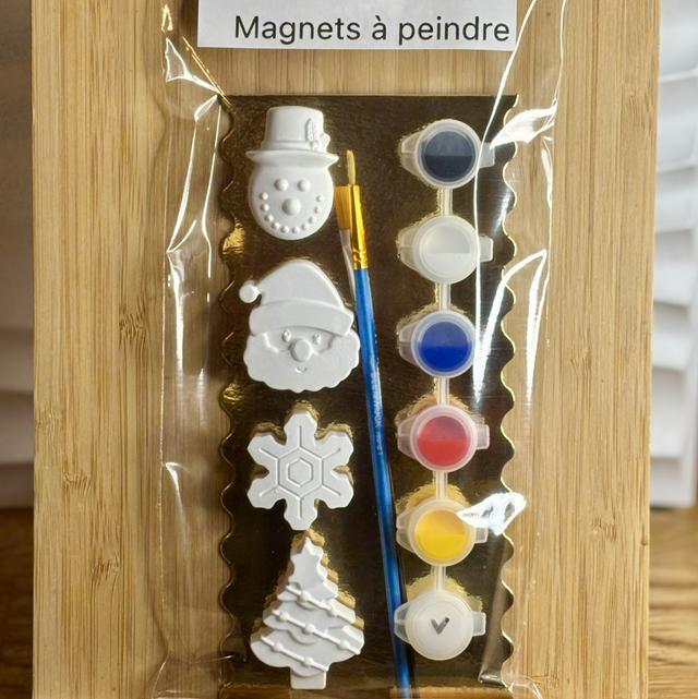 Kit de magnets à peindre (Noël 2)