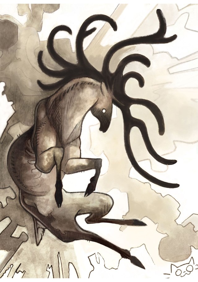 Série animaux de la forêt - Le cerf