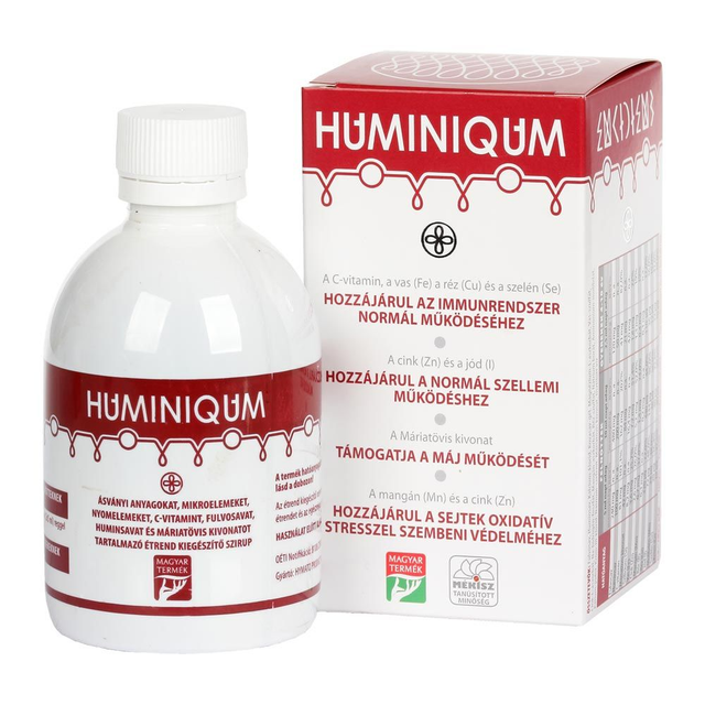 HUMINIQUM sirup s kyselinou humínovou 250ml