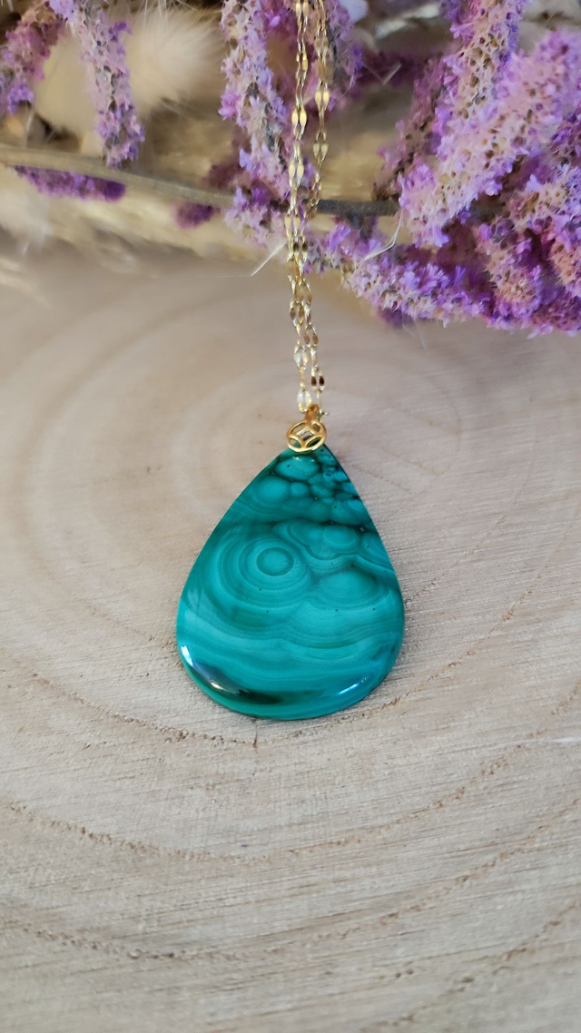 Pendentif Malachite