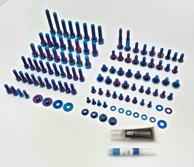 Kit visserie de chassi titane ultra bee Warp9