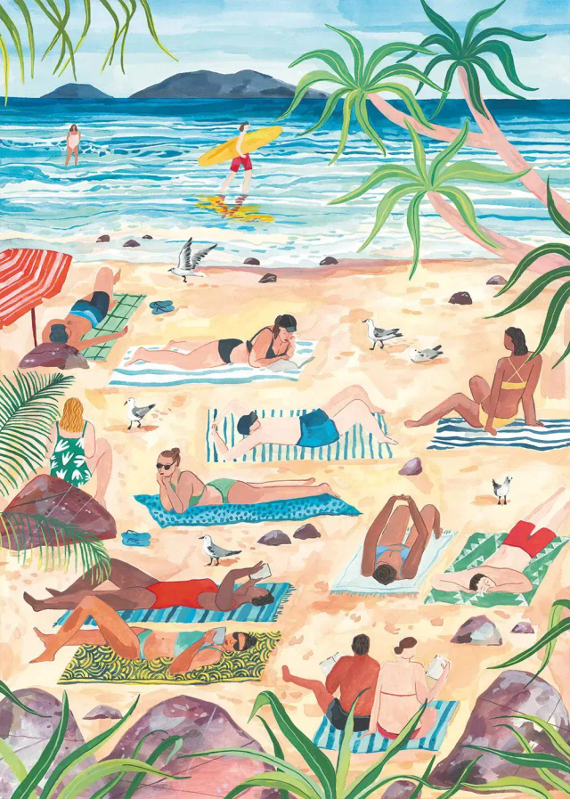 Puzzle Day At The Beach