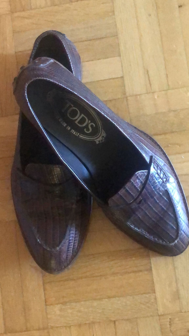Tods Loafers Leder braun 