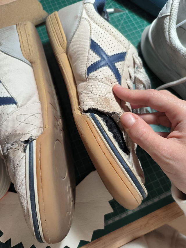 Reemplazo de piezas rotas