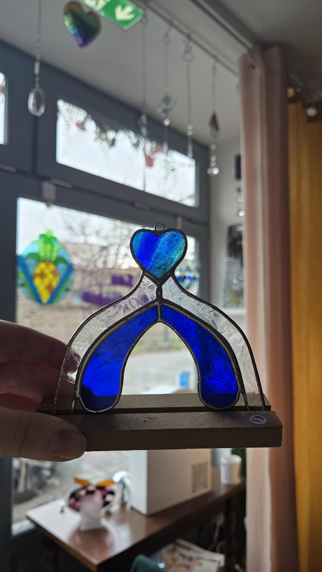 Clito du Love bleu cobalt et bleu vert paon