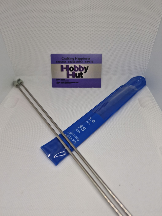 Knitting Needles Size 3.0mm 35cm long