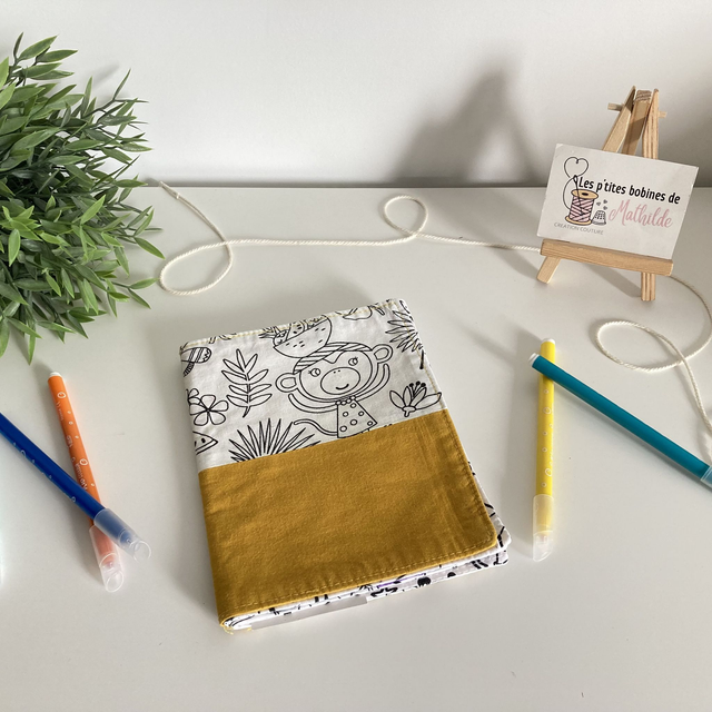 Livre de coloriage lavable | Moutarde