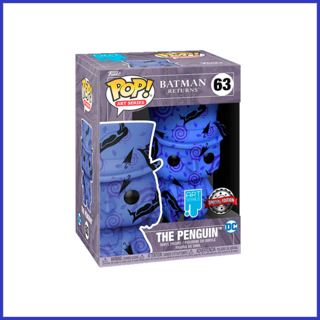 POP figure DC Comics Batman Return The Penguin Artist + Case Exclusive #63
