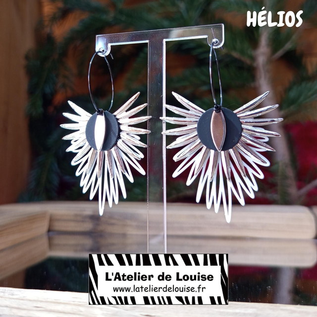 HELIOS argenté / blanc 