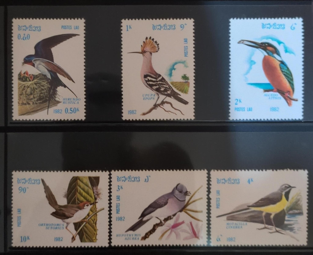 Laos 1982 Birds Set MNH
