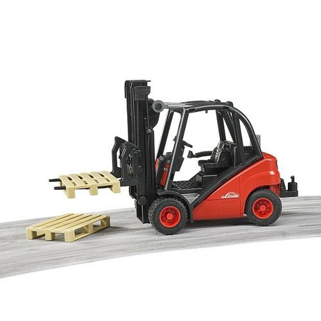 Bruder 02511 chariot élévateur rouge
