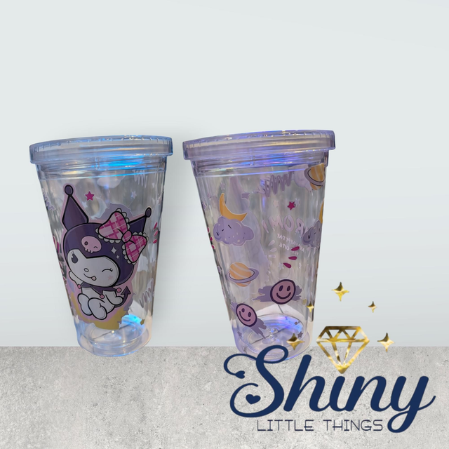 16oz Kuromi Tumbler And Straw