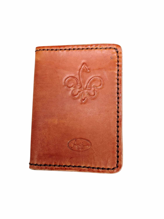 Porte-cartes Fleur de Lys - Fauve