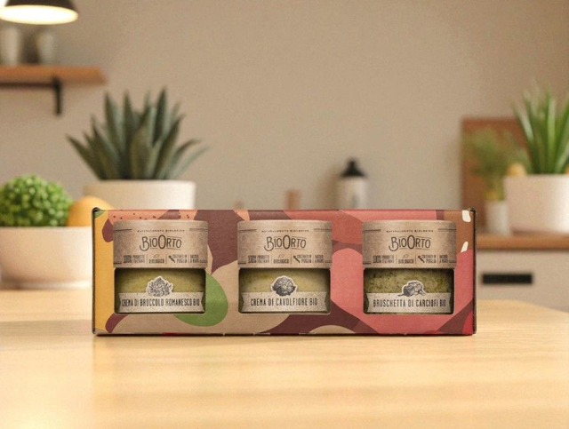 Tris di creme biologiche - Bio Orto - 180gr x 3