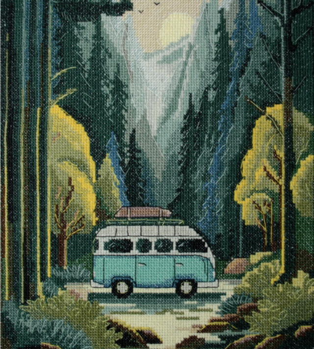 CROSS-STITCH KIT THIRST FOR ADVENTURE- Abris Art