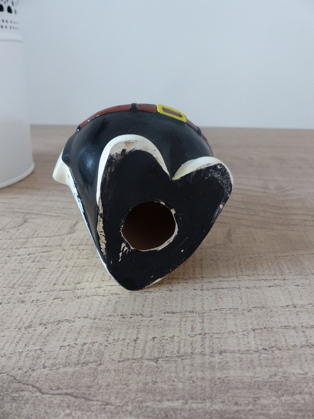 Statuette hibou dodu en céramique – Monsieur Hibou chic en smocking avec nœud papillon, décoration vintage amusante, idée cadeau professeur