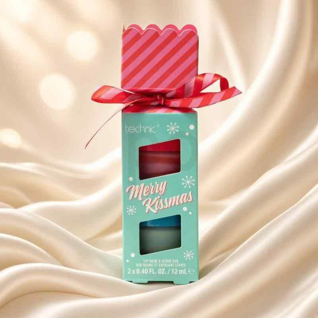 Technic Merry Kissmas 2pcs Lip Care Gift Set – Lip Balm &amp; Scrub | Lip Care