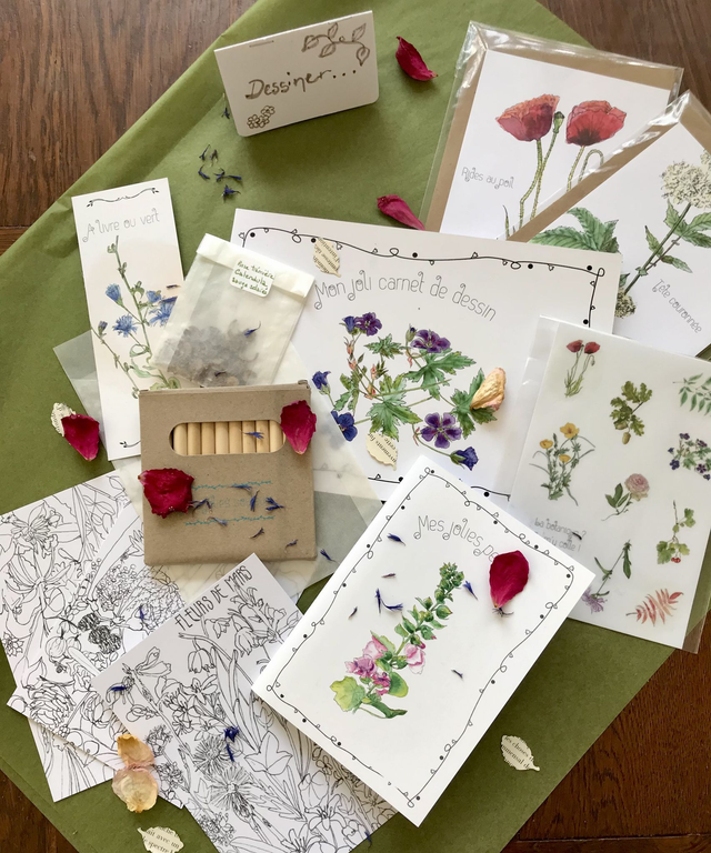 Coffret "Les Botaniques" - Dessin 