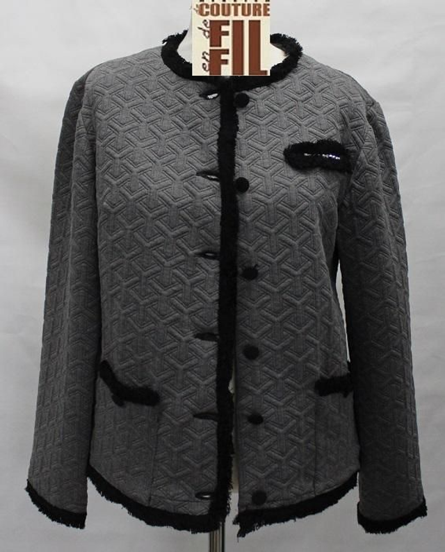 Veste grise  matelassé 