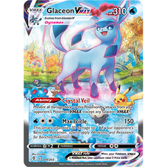Evolving Skies: Glaceon VMAX 209/203