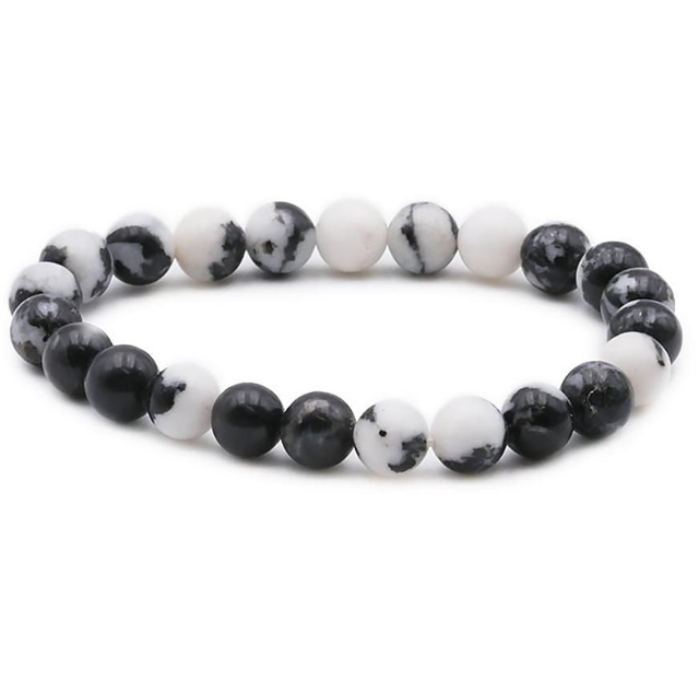 Bracelet Jaspe Zèbre 08mm