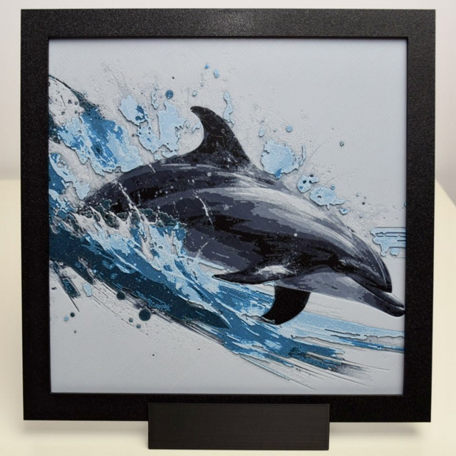 Dauphin dans les vagues