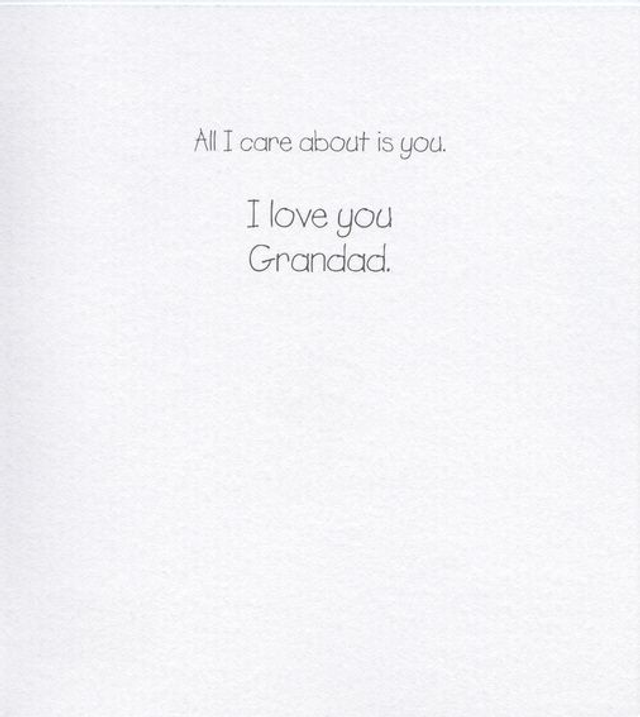 Greeting Card -Grandad, I Love You