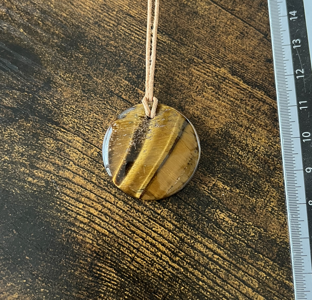 Pendentif en Œil de Tigre 