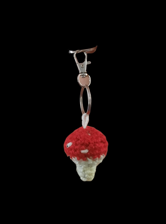 Porte clef champignon