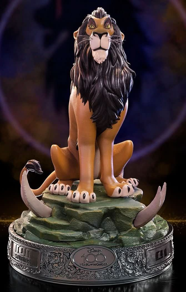 Statue Scar 100 Years Version - Disney 100th - The Lion King - Art Scale 1/10 - Iron Studios