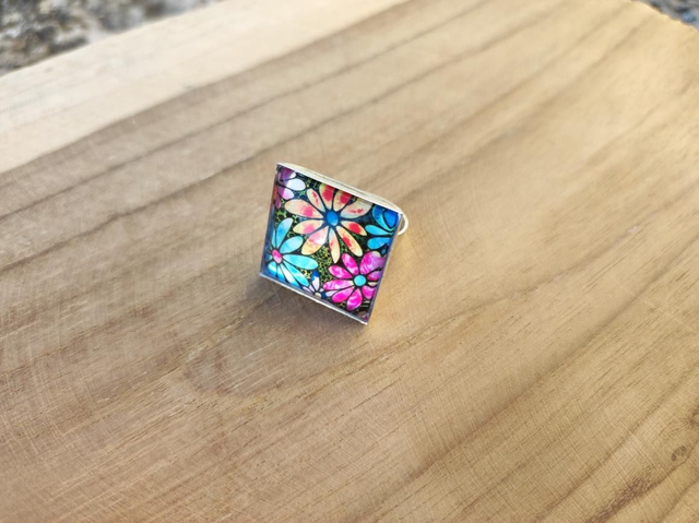 Bague &#039;Flowers Silver&#039;