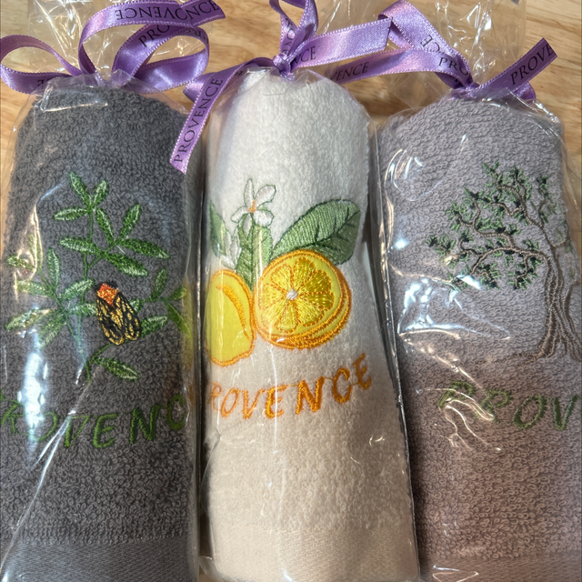 Petite serviette brodée 