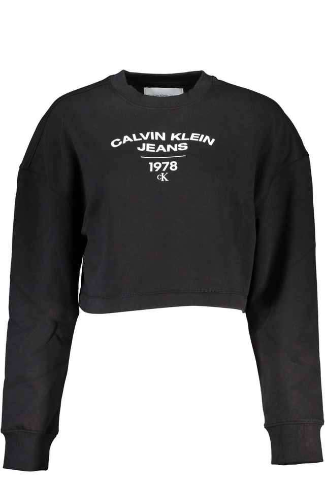 CALVIN KLEIN FELPA SENZA ZIP DONNA NERO