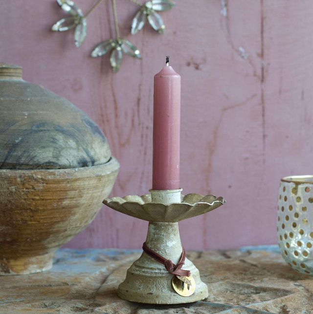 Weldaad Kandelaar gebroken wit 