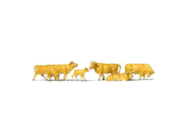 Set de 6 vaches Preiser 10147 H0