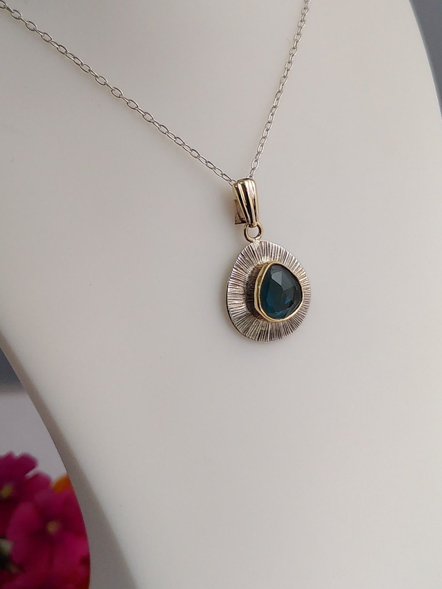 London Blue Topaz Pendant 