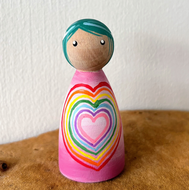 Rainbow heart