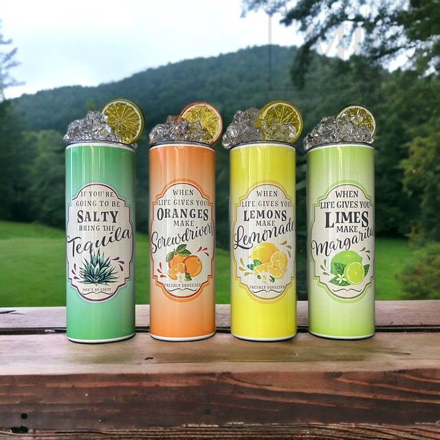 Alcohol Range - Gin / Lemonade / Lime / Orange / Tequila / Vodka