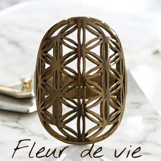 Bague fleur de vie 