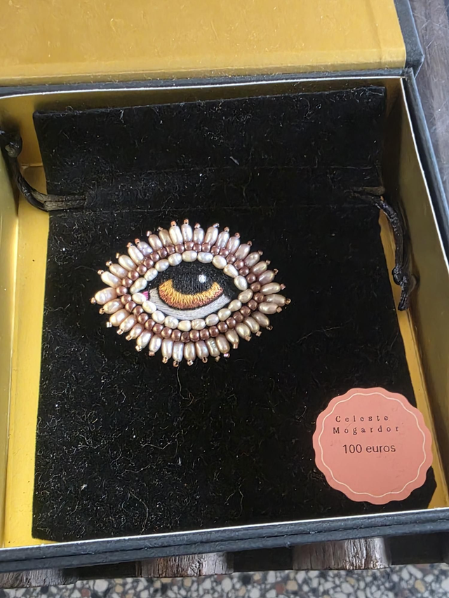 Broche œil Céleste Mogador 