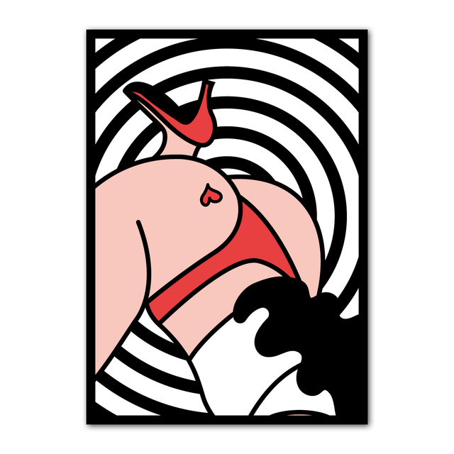 Bubble Butt II - 031120 - Hony | Kunstdruck