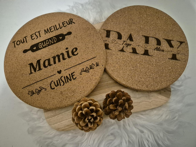 Dessous de plat en liège 18cm