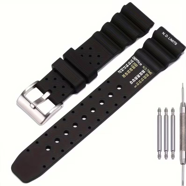 Cinturino in gomma con scala di decompressione